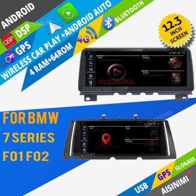 AISINIMI Android Car DVD Player For BMW 7 SERIES F01 F02 radio Car Audio multimedia Gps Stereo Monitor screen carplay auto all in one navigation
