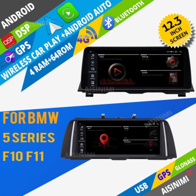 AISINIMI Android Car DVD Player For BMW 5 SERIES F10 F11 radio Car Audio multimedia Gps Stereo Monitor screen carplay auto all in one navigation