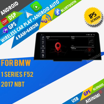 AISINIMI Android Car DVD Player For BMW 1S F52 NBT 2017 radio Car Audio multimedia Gps Stereo Monitor screen carplay auto all in one navigation