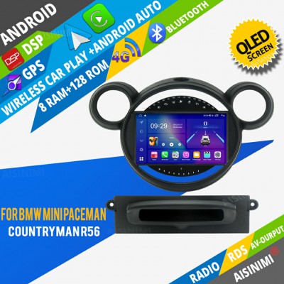 AISINIMI Android Car DVD Player For BMW MINI Paceman Countryman R56 R60 2007-2014 radio Car Audio multimedia Gps Stereo Monitor screen carplay auto all in one navigation
