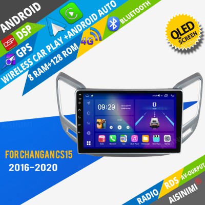 AISINIMI Android Car DVD Player For Changan CS15 2016-2020 radio Car Audio multimedia Gps Stereo Monitor screen carplay auto all in one navigation