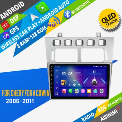 AISINIMI Android Car DVD Player For Chery Fora Cowin 2006-2011 radio Car Audio multimedia Gps Stereo Monitor screen carplay auto all in one navigation