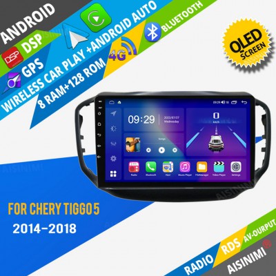 AISINIMI Android Car DVD Player For Chery Tiggo 5 2014 - 2018 radio Car Audio multimedia Gps Stereo Monitor screen carplay auto all in one navigation