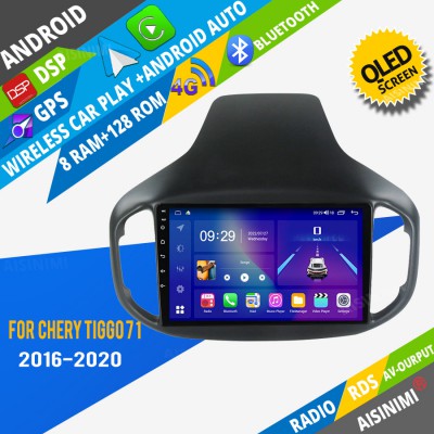 AISINIMI Android Car DVD Player For Chery Tiggo 7 1 2016 - 2020 radio Car Audio multimedia Gps Stereo Monitor screen carplay auto all in one navigation