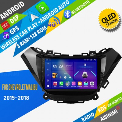 AISINIMI Android Car DVD Player For Chevrolet Malibu 2015-2018 radio Car Audio multimedia Gps Stereo Monitor screen carplay auto all in one navigation
