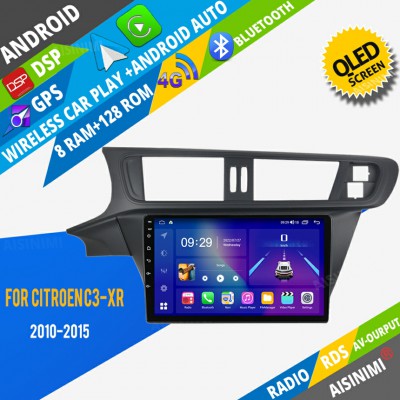 AISINIMI Android Car DVD Player For Citroen C3-XR 2010-2015 radio Car Audio multimedia Gps Stereo Monitor screen carplay auto all in one navigation