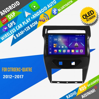 AISINIMI Android Car DVD Player For Citroen C-Quatre 2012 2013 2014-2017 radio Car Audio multimedia Gps Stereo Monitor screen carplay auto all in one navigation