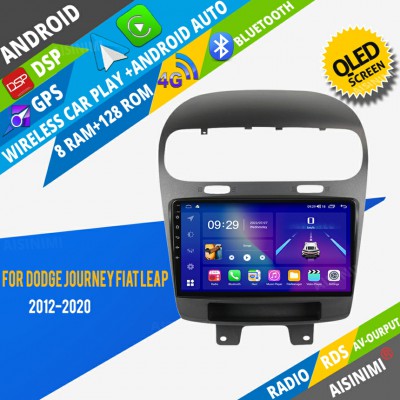 AISINIMI Android Car DVD Player For Dodge Journey Fiat Leap 2012-2020 radio Car Audio multimedia Gps Stereo Monitor screen carplay auto all in one navigation