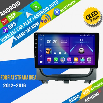 AISINIMI Android Car DVD Player For Fiat Strada Idea 2012 2013 2014 2015 2016 radio Car Audio multimedia Gps Stereo Monitor screen carplay auto all in one navigation