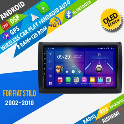 AISINIMI Android Car DVD Player For Fiat Stilo 2002-2010 radio Car Audio multimedia Gps Stereo Monitor screen carplay auto all in one navigation