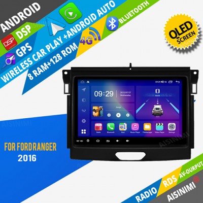 AISINIMI Android Car DVD Player For FORD RANGER 2016 radio Car Audio multimedia Gps Stereo Monitor screen carplay auto all in one navigation
