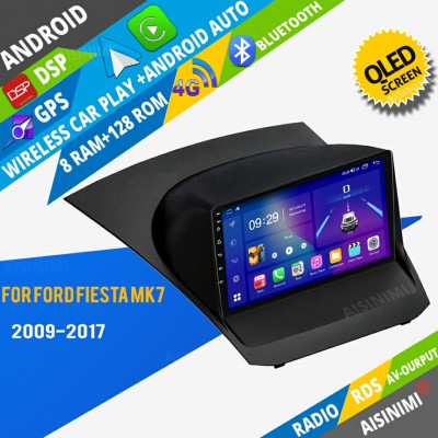 AISINIMI Android Car DVD Player For Ford Fiesta Mk7 2009 2010 2011 2017 radio Car Audio multimedia Gps Stereo Monitor screen carplay auto all in one navigation