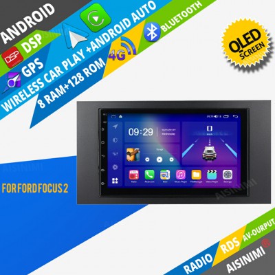 AISINIMI Android Car DVD Player For Ford Focus 2 radio Car Audio multimedia Gps Stereo Monitor screen carplay auto all in one navigation