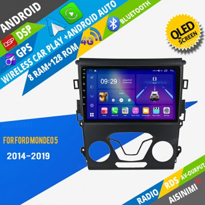 AISINIMI Android Car DVD Player For Ford Mondeo 5 2014 2015 2016 2019 radio Car Audio multimedia Gps Stereo Monitor screen carplay auto all in one navigation