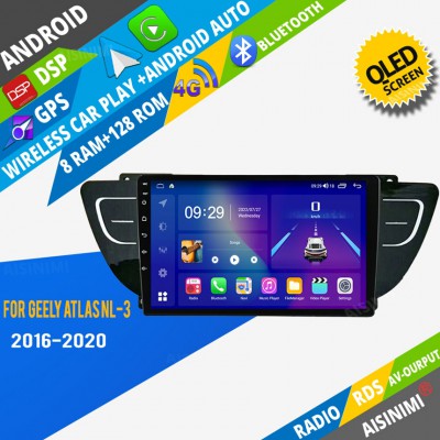 AISINIMI Android Car DVD Player For Geely Atlas NL-3 2016 - 2020 radio Car Audio multimedia Gps Stereo Monitor screen carplay auto all in one navigation
