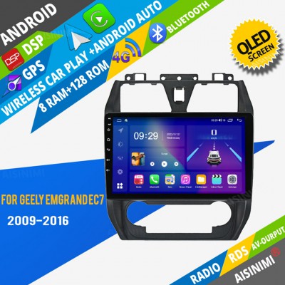 AISINIMI Android Car DVD Player For GEELY Emgrand EC7 2009-2016 radio Car Audio multimedia Gps Stereo Monitor screen carplay auto all in one navigation