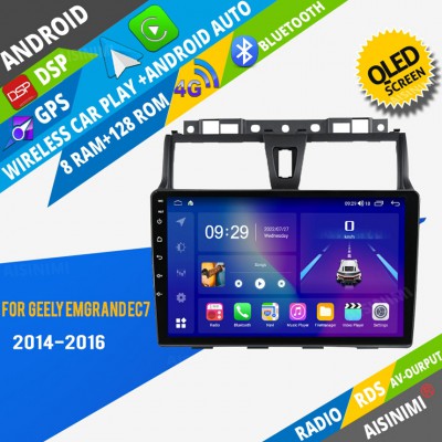 AISINIMI Android Car DVD Player For Geely Emgrand EC7 2014-2016 radio Car Audio multimedia Gps Stereo Monitor screen carplay auto all in one navigation