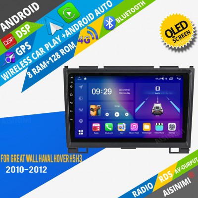 AISINIMI Android Car DVD Player For Great Wall Haval Hover H5 H3 2010 2011 2012 radio Car Audio multimedia Gps Stereo Monitor screen carplay auto all in one navigation
