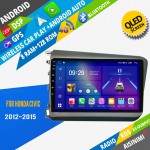 AISINIMI Android Car DVD Player For Honda Civic 2012 2013 2014 2015 radio Car Audio multimedia Gps Stereo Monitor screen carplay auto all in one navigation