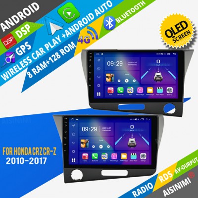 AISINIMI Android Car DVD Player For HONDA CRZ CR-Z 2010-2017 radio Car Audio multimedia Gps Stereo Monitor screen carplay auto all in one navigation