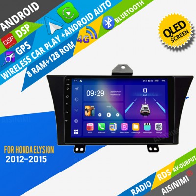 AISINIMI Android Car DVD Player For Honda Elysion 2012 - 2015 radio Car Audio multimedia Gps Stereo Monitor screen carplay auto all in one navigation