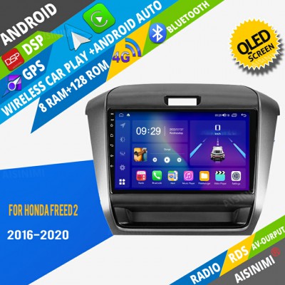 AISINIMI Android Car DVD Player For Honda Freed 2 2016-2020 radio Car Audio multimedia Gps Stereo Monitor screen carplay auto all in one navigation