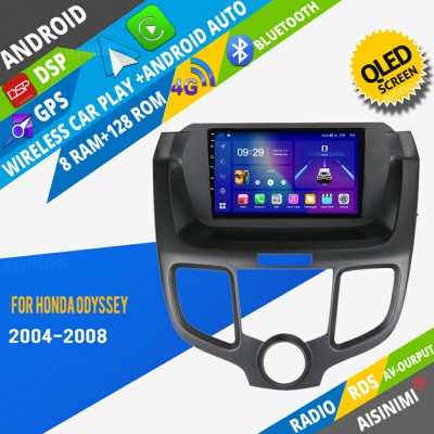 AISINIMI Android Car DVD Player For Honda Odyssey 2004 2005 2006 2007 2008 radio Car Audio multimedia Gps Stereo Monitor screen carplay auto all in one navigation