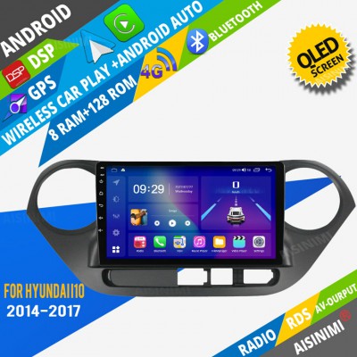 AISINIMI Android Car DVD Player For Hyundai I10 2014-2017 radio Car Audio multimedia Gps Stereo Monitor screen carplay auto all in one navigation