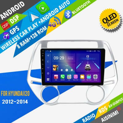 AISINIMI Android Car DVD Player For Hyundai I20 2012-2014 radio Car Audio multimedia Gps Stereo Monitor screen carplay auto all in one navigation