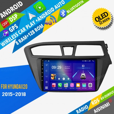 AISINIMI Android Car DVD Player For Hyundai I20 2015-2018 radio Car Audio multimedia Gps Stereo Monitor screen carplay auto all in one navigation