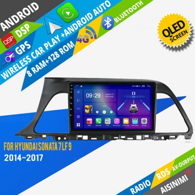 AISINIMI Android Car DVD Player For Hyundai Sonata 7 LF 9 2014-2017 radio Car Audio multimedia Gps Stereo Monitor screen carplay auto all in one navigation