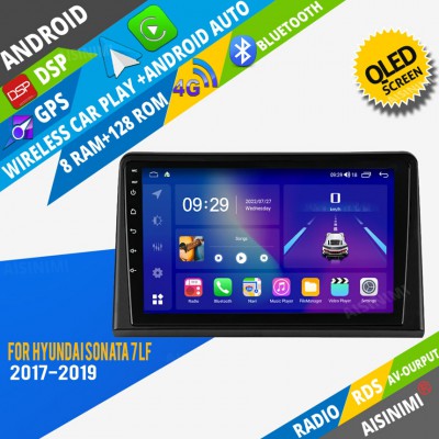 AISINIMI Android Car DVD Player For Hyundai Sonata 7 LF 2017-2019 radio Car Audio multimedia Gps Stereo Monitor screen carplay auto all in one navigation