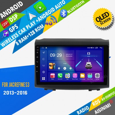 AISINIMI Android Car DVD Player For JAC Refine S3 2013-2016 radio Car Audio multimedia Gps Stereo Monitor screen carplay auto all in one navigation