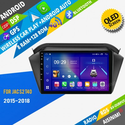 AISINIMI Android Car DVD Player For JAC S2 t40 2015-2018 radio Car Audio multimedia Gps Stereo Monitor screen carplay auto all in one navigation