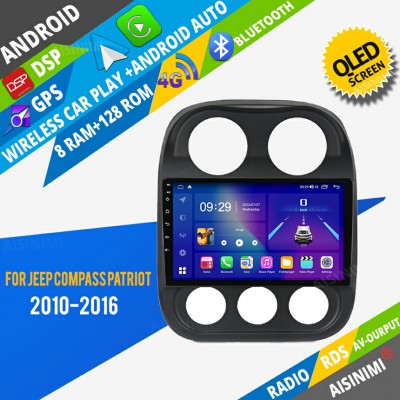 AISINIMI Android Car DVD Player For JEEP Compass Patriot 2010 2012 2013 2014 2015 2016 radio Car Audio multimedia Gps Stereo Monitor screen carplay auto all in one navigation