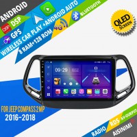 AISINIMI Android Car DVD Player For Jeep Compass 2 MP 2016 - 2018 radio Car Audio multimedia Gps Stereo Monitor screen carplay auto all in one navigation