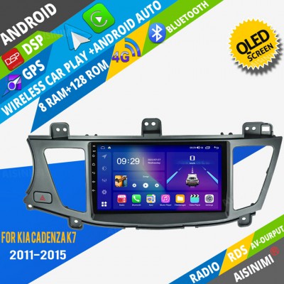 AISINIMI Android Car DVD Player For Kia Cadenza K7 2011-2015 radio Car Audio multimedia Gps Stereo Monitor screen carplay auto all in one navigation