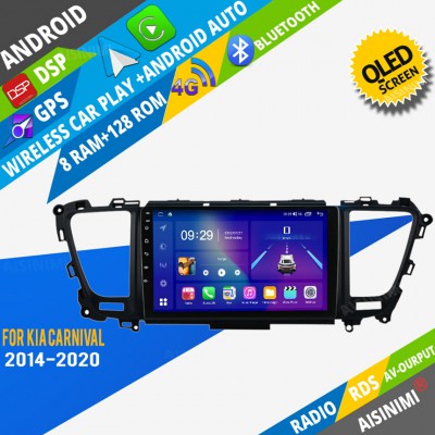 AISINIMI Android Car DVD Player For Kia Carnival 2014-2020 radio Car Audio multimedia Gps Stereo Monitor screen carplay auto all in one navigation
