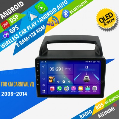 AISINIMI Android Car DVD Player For Kia Carnival VQ 2006-2014 radio Car Audio multimedia Gps Stereo Monitor screen carplay auto all in one navigation