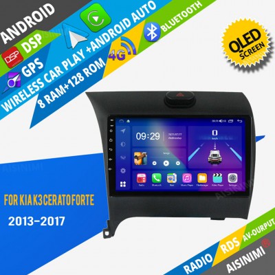 AISINIMI Android Car DVD Player For Kia K3 Cerato Forte 2013-2017 radio Car Audio multimedia Gps Stereo Monitor screen carplay auto all in one navigation