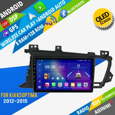 AISINIMI Android Car DVD Player For Kia K5 Optima 2012-2015 radio Car Audio multimedia Gps Stereo Monitor screen carplay auto all in one navigation