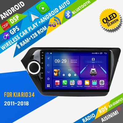 AISINIMI Android Car DVD Player For Kia Rio 3 4 2011-2018 radio Car Audio multimedia Gps Stereo Monitor screen carplay auto all in one navigation