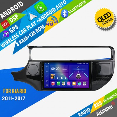 AISINIMI Android Car DVD Player For KIA RIO 2011-2017 radio Car Audio multimedia Gps Stereo Monitor screen carplay auto all in one navigation