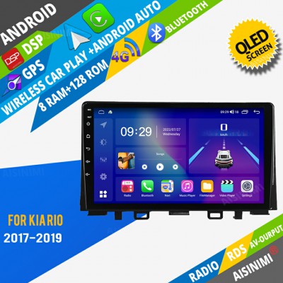 AISINIMI Android Car DVD Player For KIA RIO 2017-2019 radio Car Audio multimedia Gps Stereo Monitor screen carplay auto all in one navigation