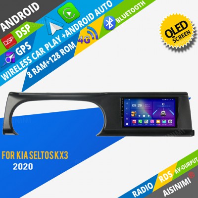 AISINIMI Android Car DVD Player For KIA Seltos KX3 2020 radio Car Audio multimedia Gps Stereo Monitor screen carplay auto all in one navigation