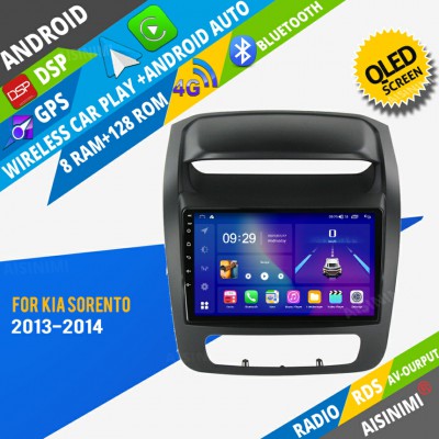 AISINIMI Android Car DVD Player For Kia Sorento 2013-2014 radio Car Audio multimedia Gps Stereo Monitor screen carplay auto all in one navigation