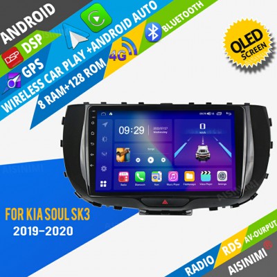 AISINIMI Android Car DVD Player For Kia Soul SK3 2019-2020 radio Car Audio multimedia Gps Stereo Monitor screen carplay auto all in one navigation