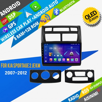 AISINIMI Android Car DVD Player For Kia Sportage 2 JE KM 2007-2012 radio Car Audio multimedia Gps Stereo Monitor screen carplay auto all in one navigation