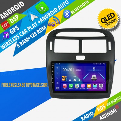 AISINIMI Android Car DVD Player For LEXUS LS430 Toyota Celsior radio Car Audio multimedia Gps Stereo Monitor screen carplay auto all in one navigation