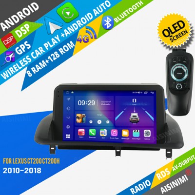 AISINIMI Android Car DVD Player For Lexus CT200 CT200h 2010-2018 radio Car Audio multimedia Gps Stereo Monitor screen carplay auto all in one navigation